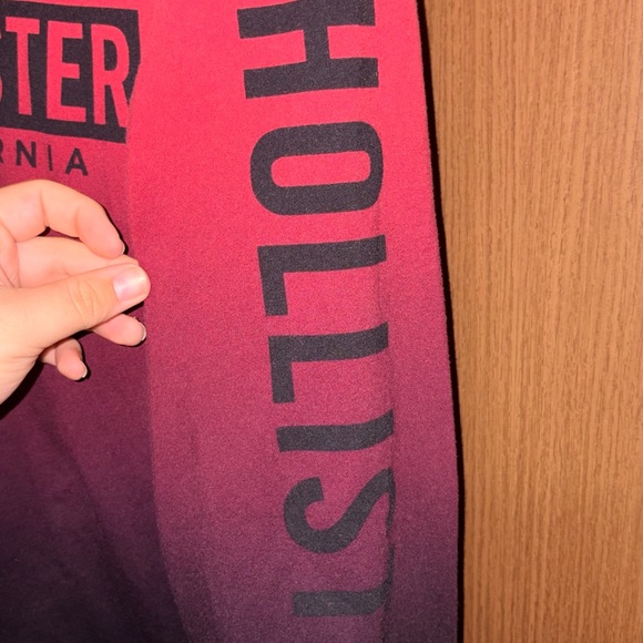 Hollister Red and Black Long Sleeve Tee - Picture 4 of 4